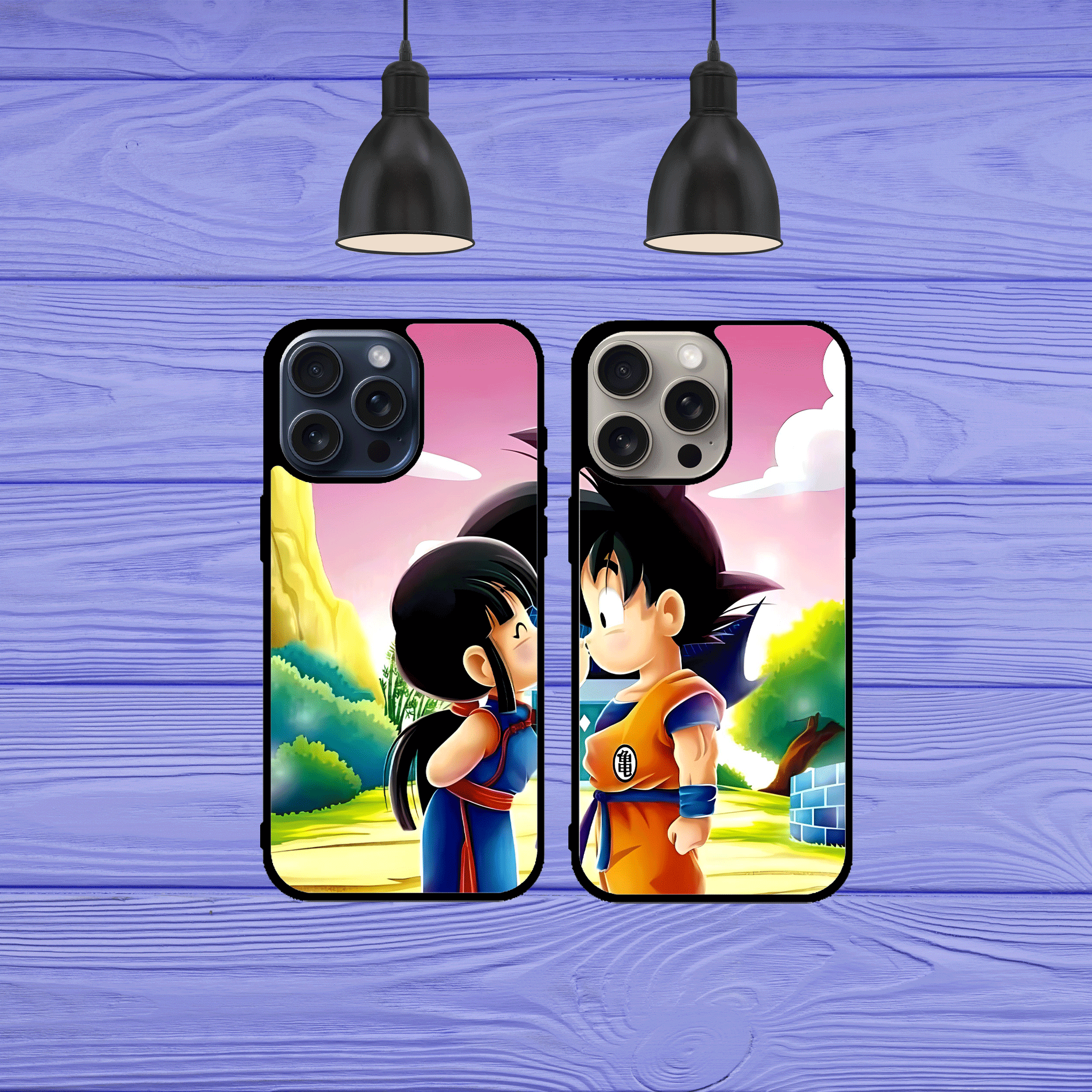 Carcasa Goku y Milk